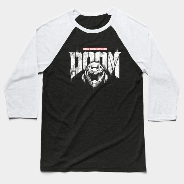 Punisher = Doomguy Baseball T-Shirt by Hulkey